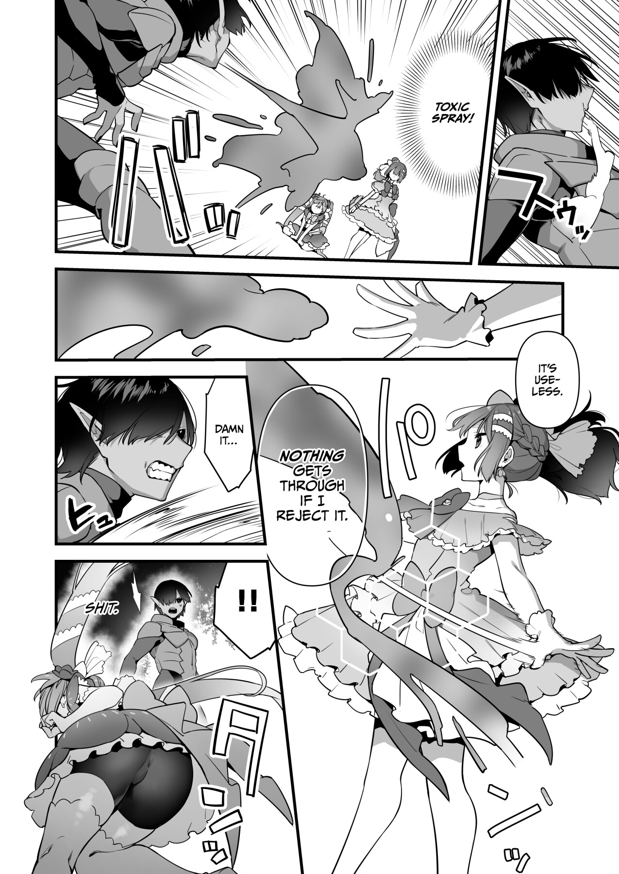 Hentai Manga Comic-Since I became a pawn of evil... I'll disgrace the magical girl 2-Read-21